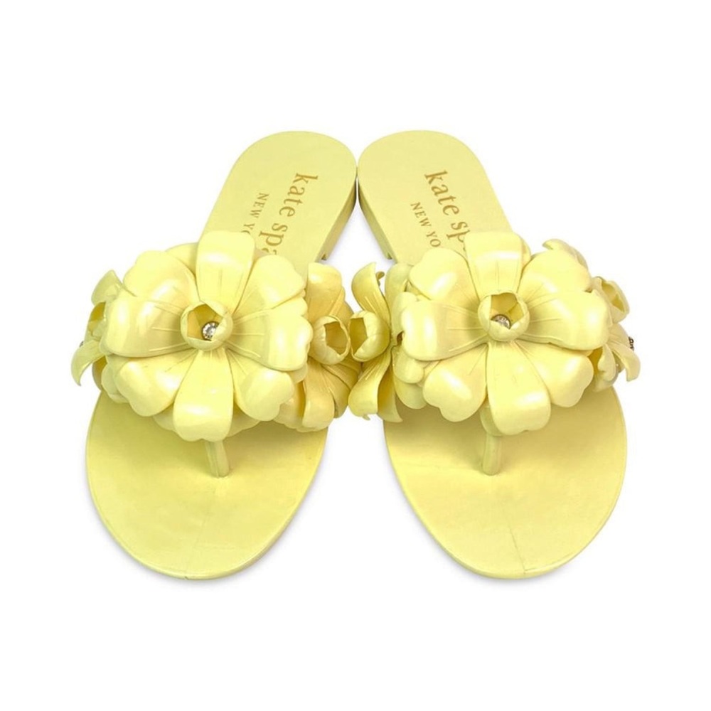 Kate Spade Lemon Jaylee Floral Slides